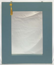 DKD Home Decor Espejo Oriental Azul Petroleo Rojo 2.5 x 70 x 90 cm