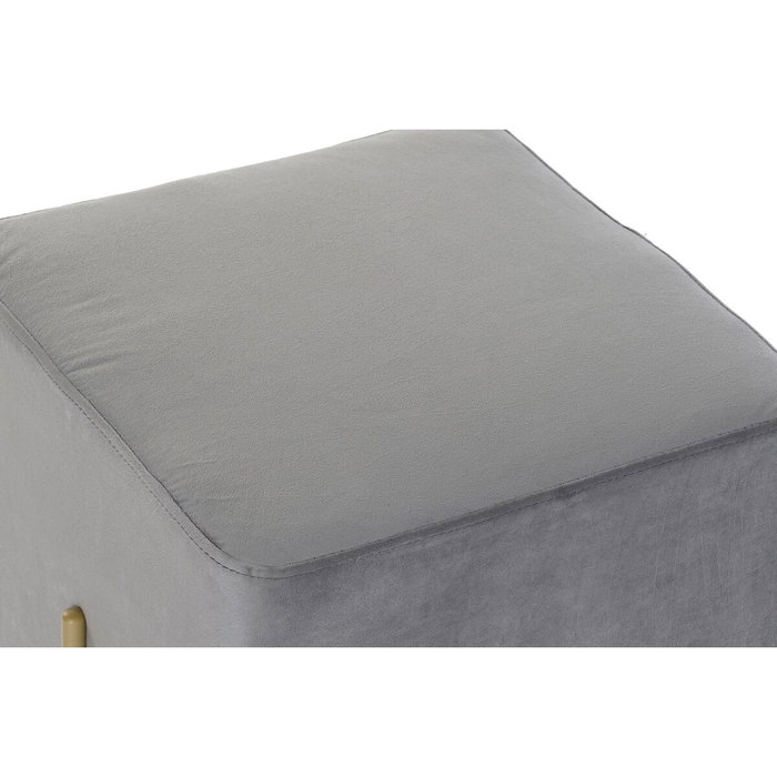 DKD Home Decor Reposapiés Scandi Gris Dorado