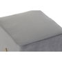 DKD Home Decor Reposapiés Scandi Gris Dorado