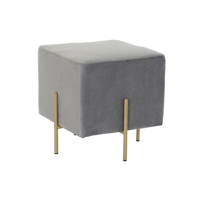 DKD Home Decor Reposapiés Scandi Gris Dorado