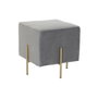 DKD Home Decor Reposapiés Scandi Gris Dorado