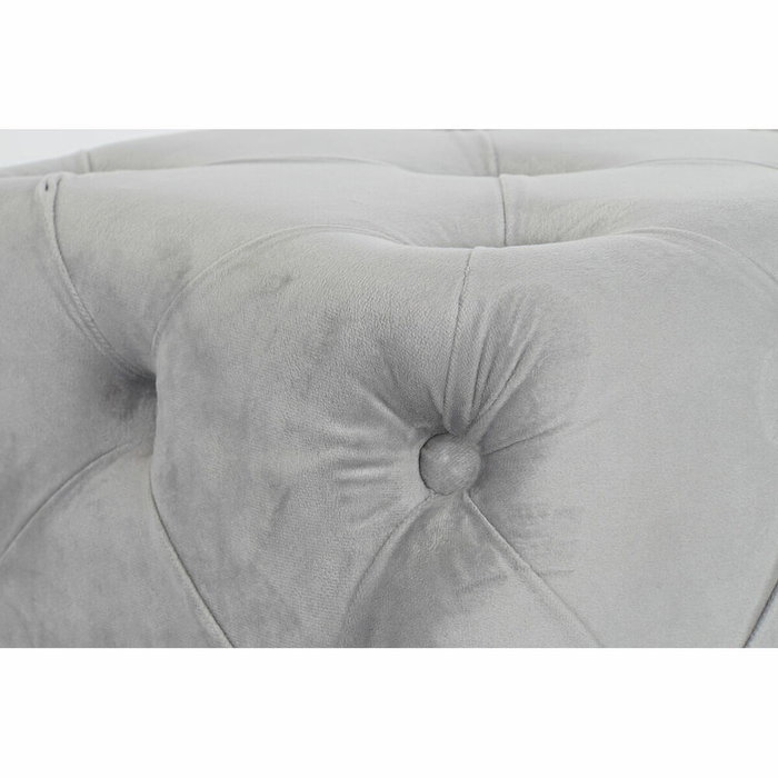 DKD Home Decor Set de 2 Descalzadoras de Terciopelo Gris DKD Home Decor Set de 2 Descalzadoras de Terciopelo Gris