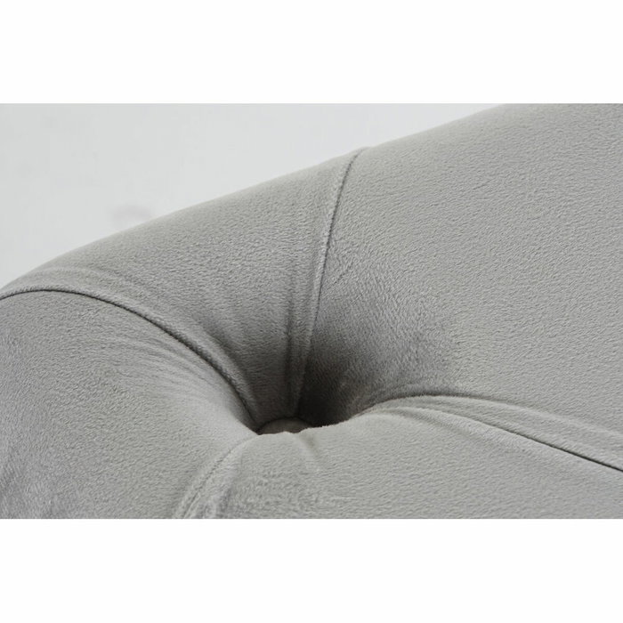 DKD Home Decor Set de 2 Descalzadoras de Terciopelo Gris DKD Home Decor Set de 2 Descalzadoras de Terciopelo Gris