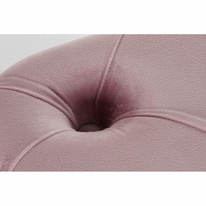 DKD Home Decor Set de 2 Descalzadoras Rosa Terciopelo