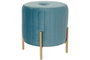 DKD Home Decor Set de 2 Descalzadoras en Terciopelo Azul