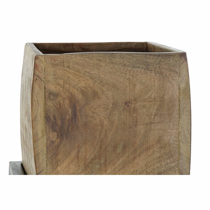 DKD Home Decor Macetero Mango y Metal Marrón 40x40x120