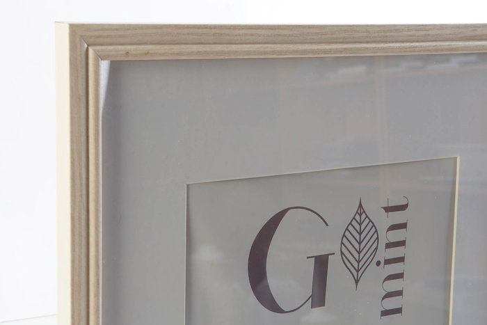 DKD Home Decor Marco de Fotos Set de 7 Verde Menta y Natural MDF y Cristal 45 x 32.5 cm