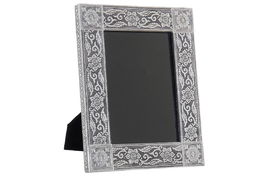 DKD Home Decor Marco de Fotos 10x15 Champan Malva Madera y Aluminio 25 x 20 x 1 cm