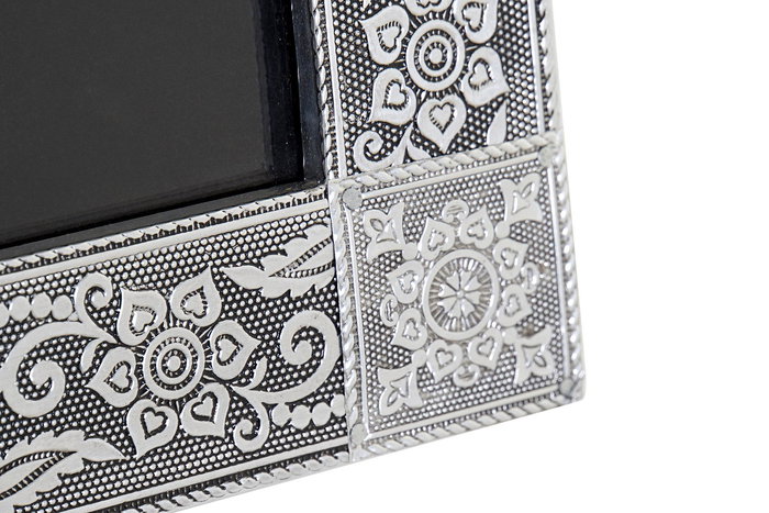 DKD Home Decor Marco de Fotos 10x15 Champan Malva Madera y Aluminio 25 x 20 x 1 cm