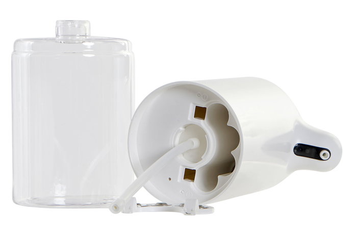 DKD Home Decor Dosificador Blanco Transparente Plástico Automático 10 x 19.5 x 7.5 cm