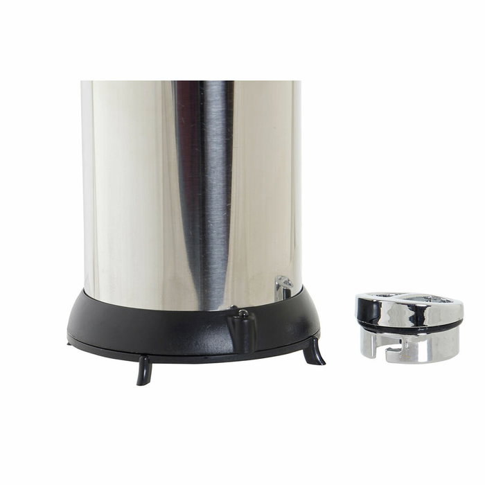 DKD Home Decor Dispensador Automático ABS 250 ml Plateado y Negro