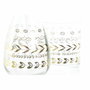 DKD Home Decor Set de Baño ALDEA 21 con Detalles de Hojas en Dorado