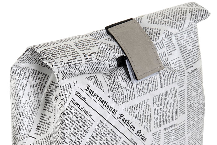 DKD Home Decor Bolsa Térmica Loft Blanco Negro 10 x 28 x 20 cm