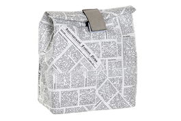 DKD Home Decor Bolsa Térmica Loft Blanco Negro 10 x 28 x 20 cm