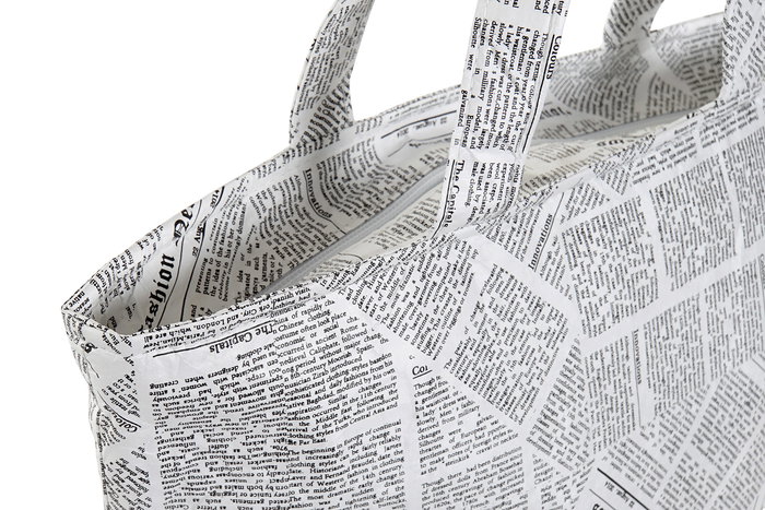 DKD Home Decor Bolsa Termica Loft Blanco Negro 23 x 20 x 14.5 cm