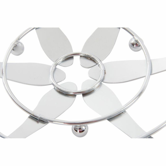 DKD Home Decor Frutero de Metal Cromado Plateado 26x8,5 cm de la Colección Cubiertos 21 DKD Home Decor Frutero de Metal Cromado Plateado 26x8,5 cm de la Colección Cubiertos 21