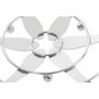 DKD Home Decor Frutero de Metal Cromado Plateado 26x8,5 cm de la Colección Cubiertos 21