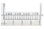DKD Home Decor Perchero de Metal para Cubiertos Cromado Plateado
