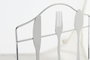 DKD Home Decor Atril de Metal Cromado Plateado para Cubiertos