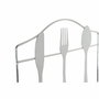 DKD Home Decor Atril Metal Cromado Plateado 15 x 22 x 23 cm