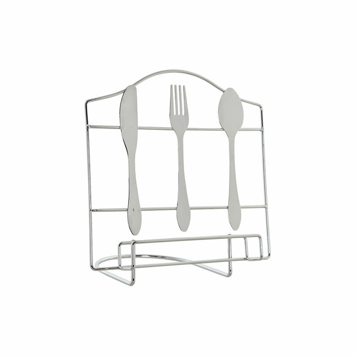 DKD Home Decor Atril Metal Cromado Plateado 15 x 22 x 23 cm DKD Home Decor Atril Metal Cromado Plateado 15 x 22 x 23 cm