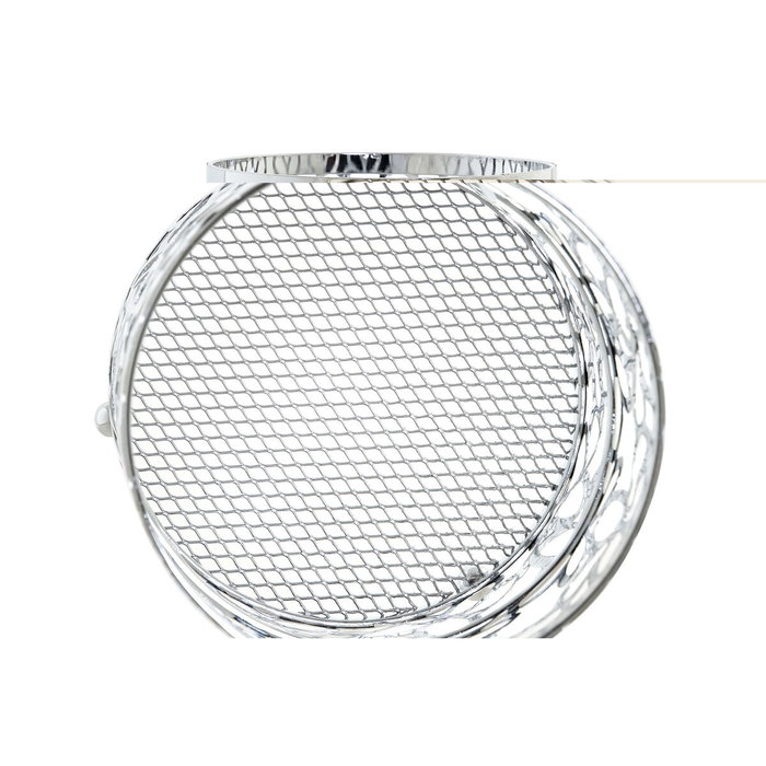 DKD Home Decor Cubertero Metal Cromado Margaritas