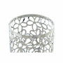 DKD Home Decor Cubertero Metal Cromado Margaritas