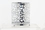 DKD Home Decor Cubertero Metal Cromado Margaritas