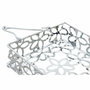 DKD Home Decor Servilletero Metal Margaritas Cromado