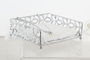 DKD Home Decor Servilletero Margaritas Metal Cromado Plateado 19 x 6 x 18 cm