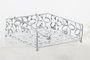 DKD Home Decor Servilletero Margaritas Metal Cromado Plateado 19 x 6 x 18 cm