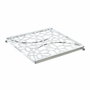 DKD Home Decor Salvamantel de Metal Margaritas Cromado Plateado