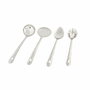 Utensilios Basicos DKD Home Decor Plateado 10 x 33 x 10 cm Set de 5
