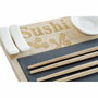 DKD Home Decor Sushi Set 9 Bambú Pizarra Natural