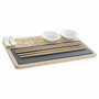 DKD Home Decor Sushi Set 9 Bambú Pizarra Natural