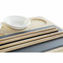 DKD Home Decor Sushi Set 9 Bambú Pizarra Natural