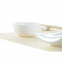DKD Home Decor Sushi Set 9 Bambú y Gres Natural y Blanco
