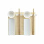 DKD Home Decor Sushi Set 9 Bambú y Gres Natural y Blanco