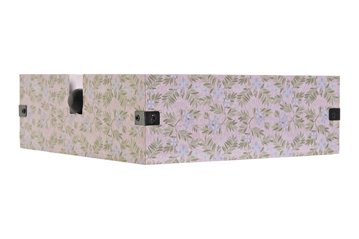 DKD Home Decor Victoriano 21 Servilletero Shabby Verde Rosa 18x22x6 cm (3 Unidades)