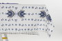 DKD Home Decor Mantel Tradicional Azul Blanco Set de 5 Unidades 150 x 150 cm