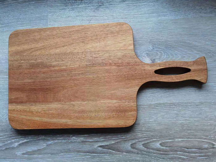 DKD Home Decor Tabla Cortar Basicos 42 x 1.5 x 22 cm Acacia Natural