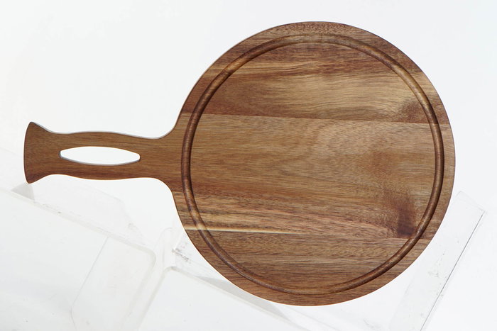 DKD Home Decor Tabla de Cortar Básicos de Acacia Color Natural - Medidas 39 cm Largo x 26 cm Ancho x 1.5 cm Grosor