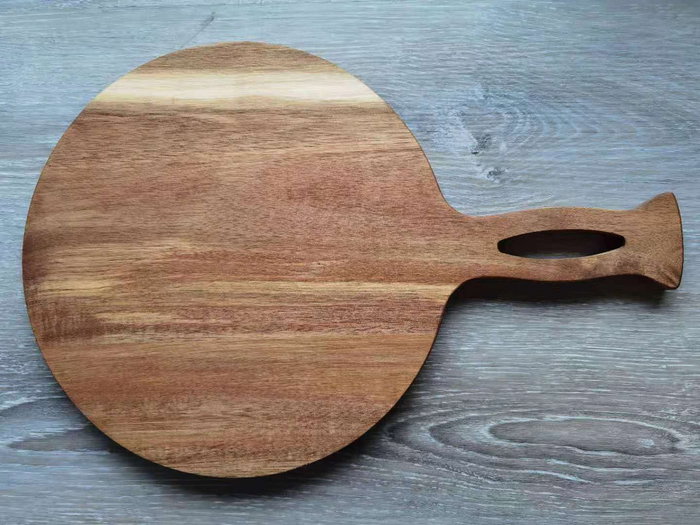 DKD Home Decor Tabla de Cortar Básicos de Acacia Color Natural - Medidas 39 cm Largo x 26 cm Ancho x 1.5 cm Grosor