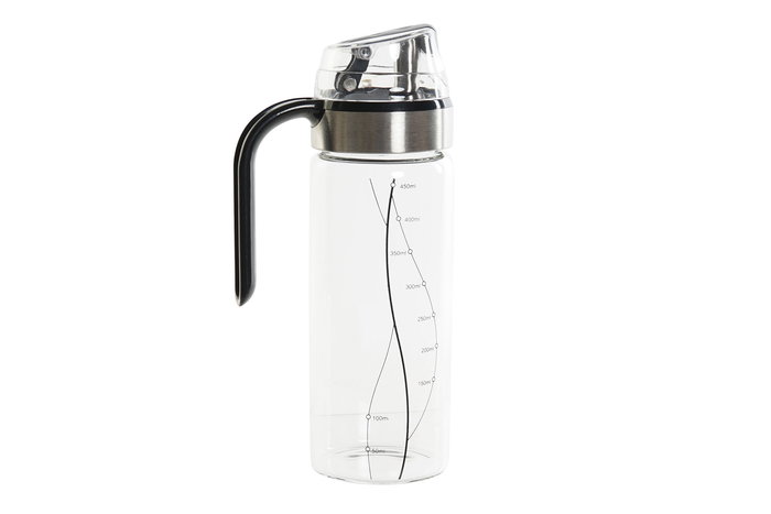 DKD Home Decor Aceitera Vinagrera Transparente Negro Borosilicato Inox 7 x 22 x 10.5 cm DKD Home Decor Aceitera Vinagrera Transparente Negro Borosilicato Inox 7 x 22 x 10.5 cm