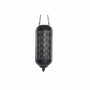 DKD Home Decor Portavelas Metal y Cuerda Negro y Marrón 22x22x63 cm
