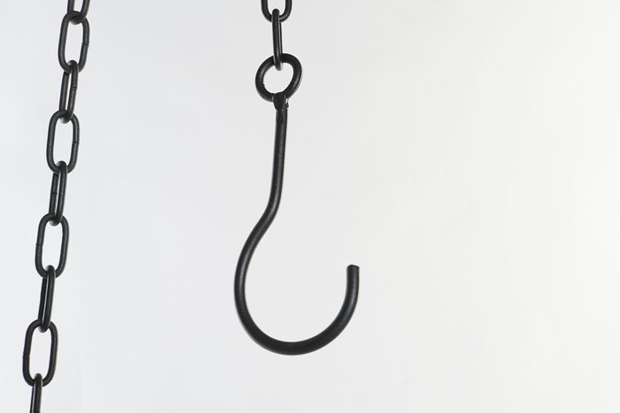 DKD Home Decor Portavela Vintage Negro Metal Cristal 53 x 52 x 53 cm