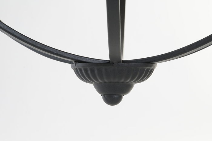 DKD Home Decor Portavela Vintage Negro Metal Cristal 60 x 73 x 60 cm