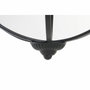 DKD Home Decor Portavelas de Metal y Cristal Negro 60x60x73 cm