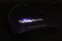 DKD Home Decor Bandeja Bloom 2021 Moderno Lila 38 x 7 x 48 cm