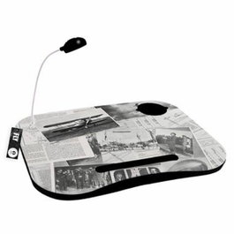 DKD Home Decor Bandeja LED PVC Aviación Blanco 48x38x7 cm